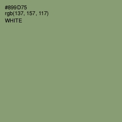 #899D75 - Battleship Gray Color Image